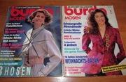 Burda Moden 10,11/1988 wykroje Vintage modele Miss B szycie krawiectwo