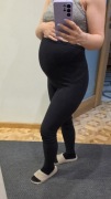 Legginsy ciążowe z grubszego materiału M