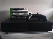 MEGA ZESTAW! - Xbox One + Pad + Zasilacz + 6 GIER!