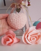 Dzień kobiet- zestaw mydełek 2 róże i serce. 