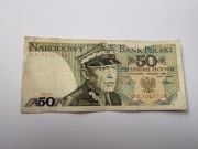 Banknot 50 zł PRL 1988 Karol Świerczewski kolekcjonerski