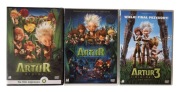 Artur i Minimki 1-3 DVD Trylogia Bajki Dla Dzieci Dubbing Polski Komplet