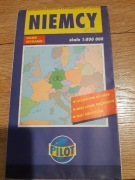 Mapa Niemiec rok wydania 1998
