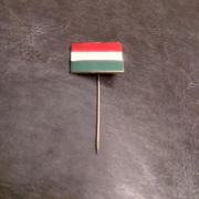 Wpinka przypinka flaga Węgier (WRL) zawody wioślarskie 1978