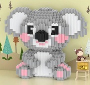 klocki konstrukcyjne PANDA figurka  3D  dużo elementów