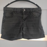 Denim rozciągliwe spodenki krótkie jeansowe XS 34 