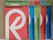 Radioamator i Krótkofalowiec 1976–1978  28 zeszytów  zmiany okładek i cen