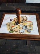 Francuska deska patera  do serów Vintage