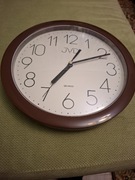 Zegar ścienny JVD  25cm - BRĄZOWY