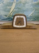 Zegar kominkowy ZentRa – vintage, mechaniczny, sprawny, bijący