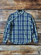 Hampton Republic koszula męska w kratę biała zielona granatowa M 39/40