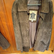 Kurtka Męska Skórzana L Ciemny Brąz Miękka skóra Naturalna. Marka Pelle