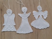 OZDOBY ŚWIĄTECZNE WYKONANE HAFTEM 3 szt (13)