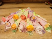 Kwiat świeca sojowa handmade dzień kobiet