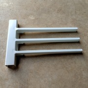 Wieszak uchwyt do regał magazynowy półka uniwersalny mocny długość 53,5cm