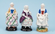 Zestaw 3 Antycznych Figurek Porcelanowych  – Turyngia XIX/XX w.