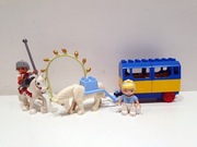Lego DUPLO 10568 rycerz 6153 karoca Kopciuszek koń klocki