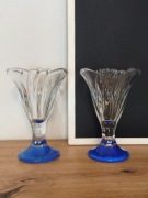 Pucharki na lody szkło Włochy zestaw 2szt