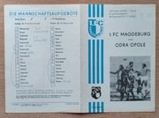 Programs 1FC Magdeburg - Odra Opole 1977