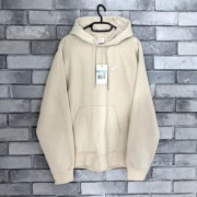 Bluza z kapturem hoodie Nike air Swoosh haft logo tech drill kremowa beżowa