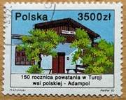 3250, * kasowany, 150. rocznica powstania w Turcji wsi polskiej - Adampol