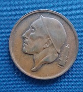 Moneta Belgia 50 centymów 1970  górnik