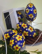 Pisanka gęsia ręcznie malowana. Kolekcja 2026 roku