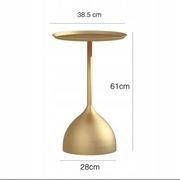 Stolik złoty kawowy