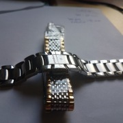 Eterna branzoleta że stali nierdzewnej piękny stan szer 20 mm klamerka 18