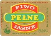 etykieta piwna - browar Elbląg