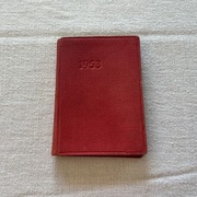 Kalendarz notatnik 1953 Cepelia, Bolesław Bierut | vintage PRL