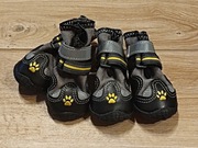 Buty dla Psa / Skarpety / Ochraniacze / Czarne - Szare / Łapa - 5cm