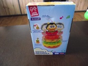 WESOŁA PIRAMIDKA, Piękna zabawka edukacyjna,sorter