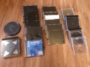 Pudełka na płyty CD i DVD duże + slim case zestaw 56 sztuk