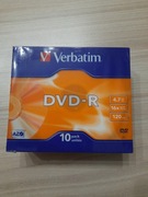 płyty Verbatim DVD-R w pudełkach, 10 szt