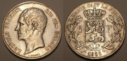 Belgia 5 Franków 1851 