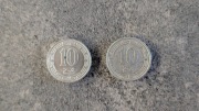 Dwie monety 10 czon 1959 Korea Północna