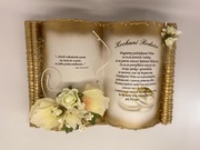 Księga z życzeniami podziękowania dla rodziców