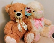 Pluszaki 2 sztuki 40 cm nowe 