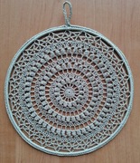 ŁAPACZ SNÓW SERWETKA ZAWIESZKA SZYDEŁKOWA 20 CM 