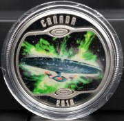 STAR TREK*ICONIC STARSHIPS*U.S.S.ENTERPRISE NCC-1701-D*SILVER PROOF*UNIKAT1