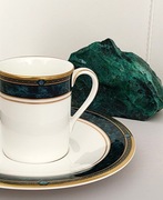 **dla MĘŻCZYZNY**zielona filiżanka BILTMORE porcelana Royal Doulton