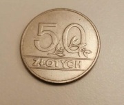 Moneta 50 zł złotych 1990 r nr13