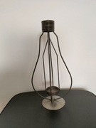 Oryginalny świecznik metalowy żarówka
