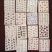 Naklejki wodne na paznokcie 63 szt.