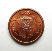 5 Centów 2002 r.   Afryka Południowa