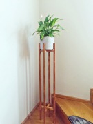 kwietnik stojący drewniany na doniczki kwiaty OGRODOWY 100 cm CZARNY