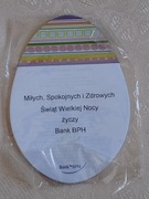 Jajko, Bank BHP - notes z magnesem - magnes na lodówkę