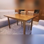 Nierozkładany stół dąb rustykalny 130x85x72