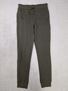 Nowe zielone khaki bawełniane spodnie dresowe dresy Destination 164